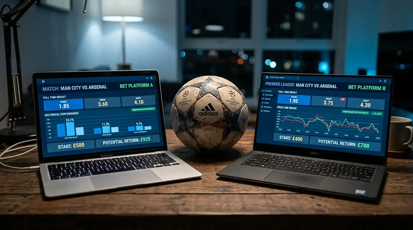 Princip a rizika arbitrážního sázení na fotbal